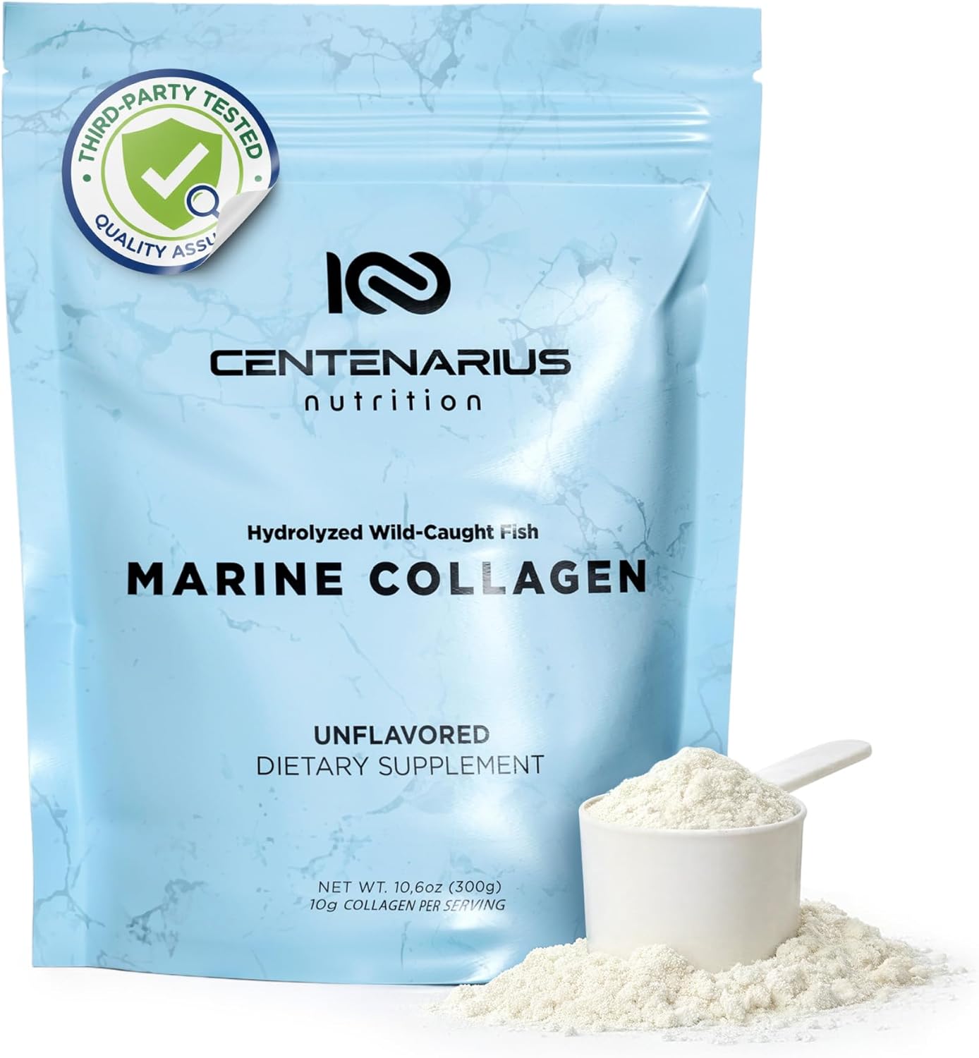 Marine Collagen Peptides — 300g Powder