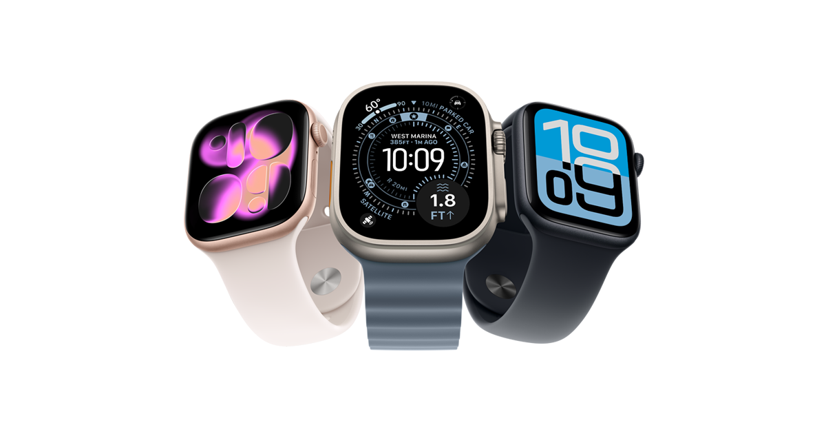 Apple Watch Series 10 (GPS 46mm) Jet Black